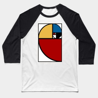 Golden Ratio - Primary Colors Baseball T-Shirt